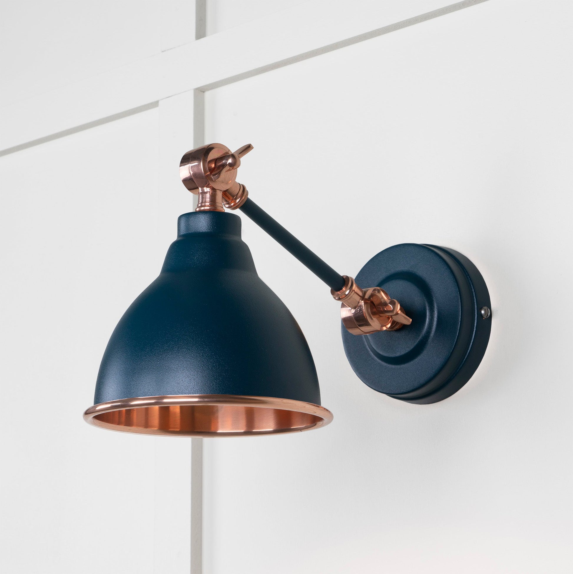 From The Anvil Smooth Copper Brindley Wall Light - Hot Tub Shop