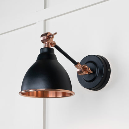 From The Anvil Smooth Copper Brindley Wall Light - Hot Tub Shop