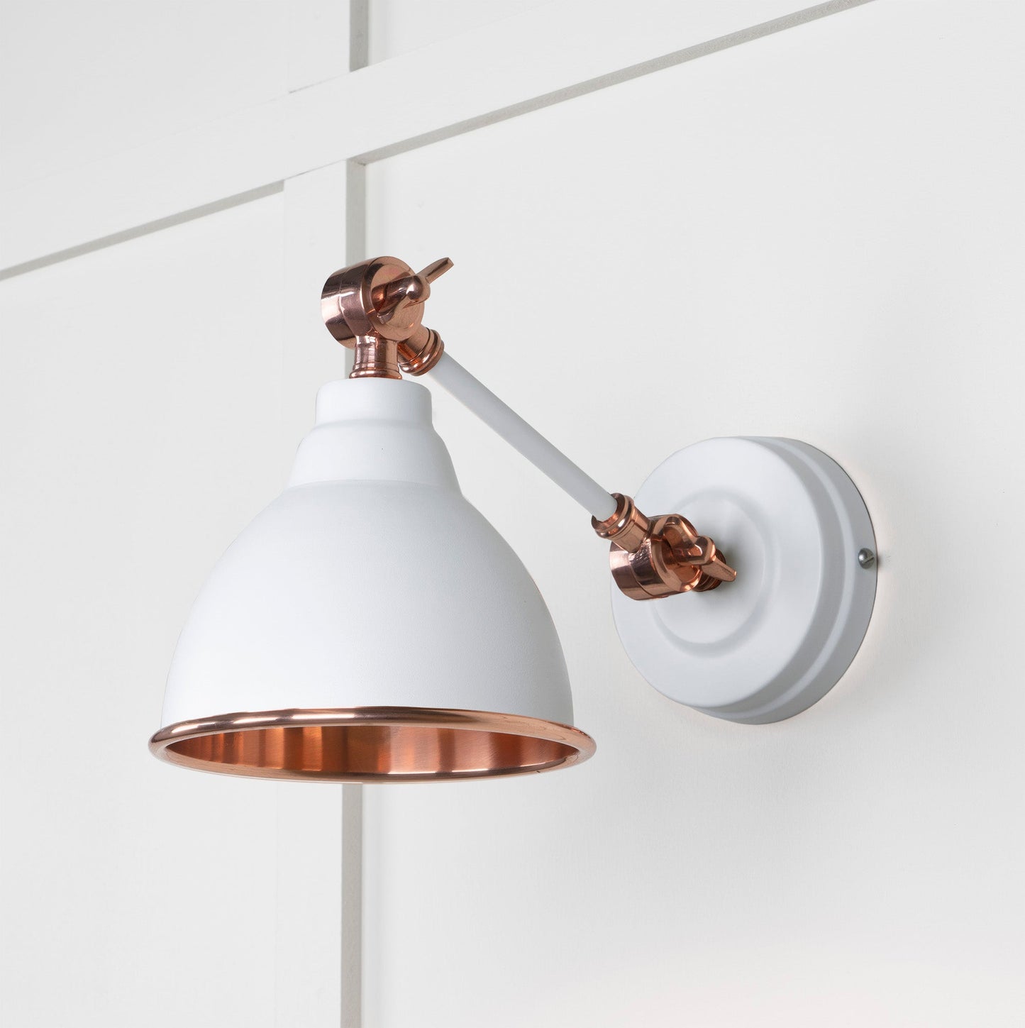 From The Anvil Smooth Copper Brindley Wall Light - Hot Tub Shop