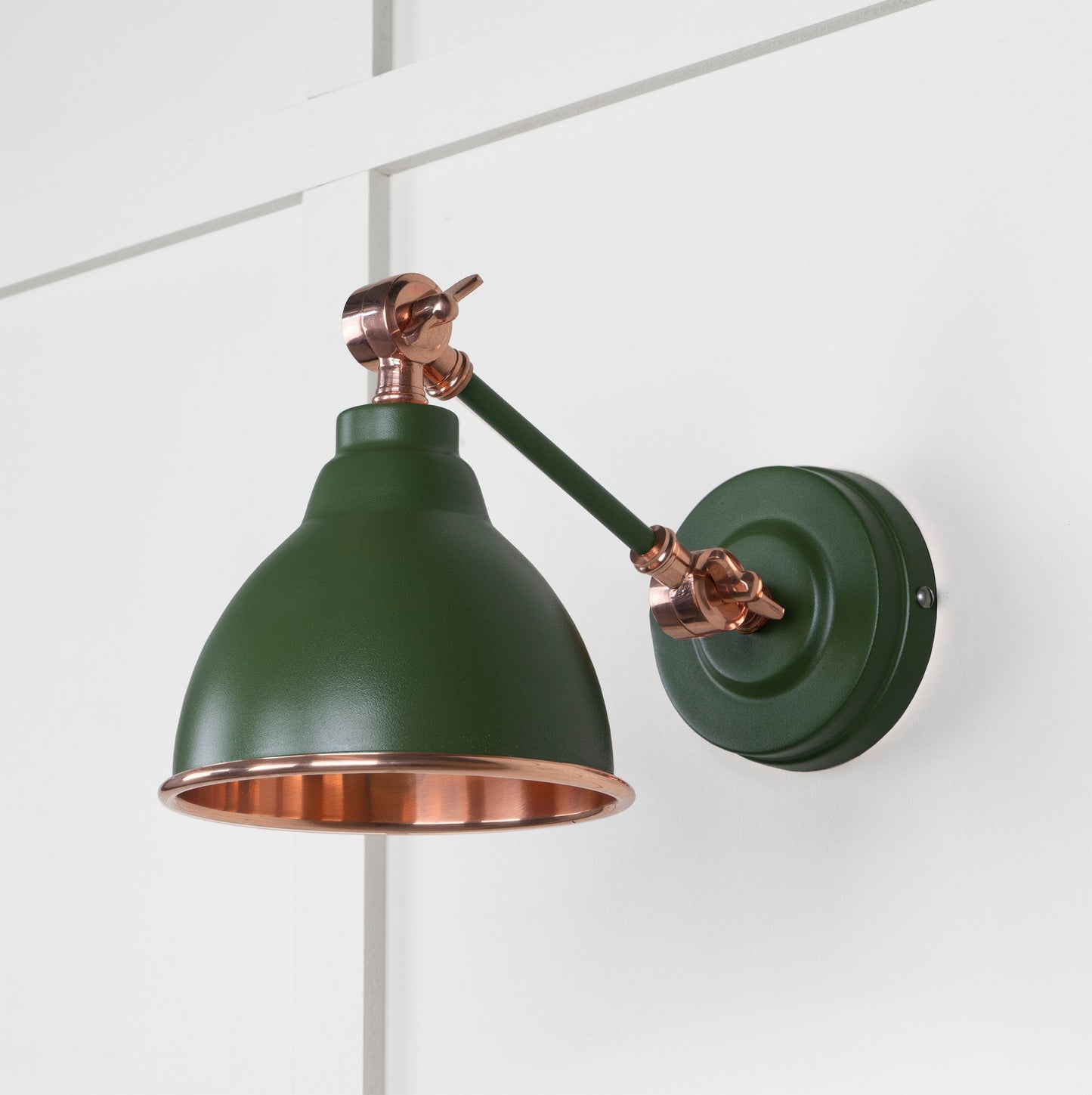 From The Anvil Smooth Copper Brindley Wall Light - Hot Tub Shop