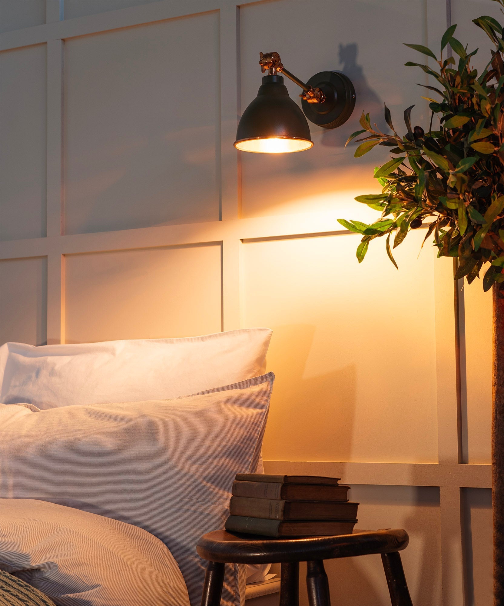 From The Anvil Smooth Copper Brindley Wall Light - Hot Tub Shop