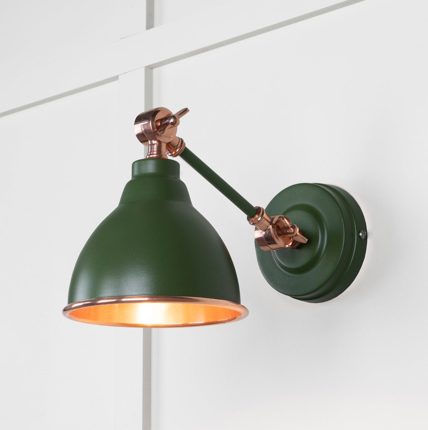 From The Anvil Smooth Copper Brindley Wall Light - Hot Tub Shop