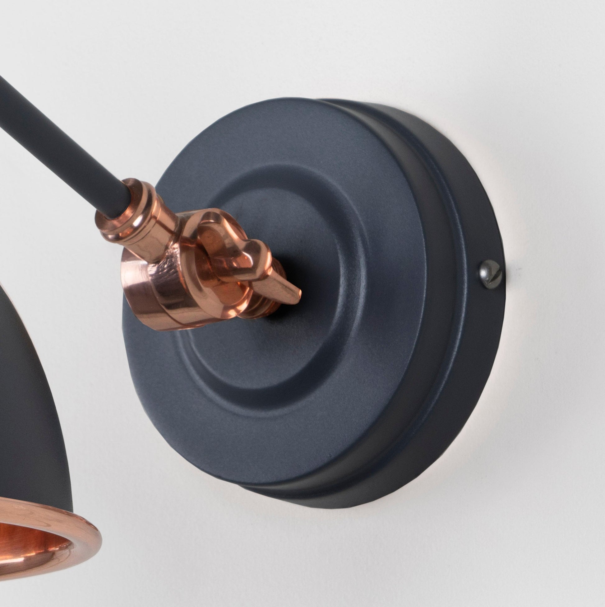 From The Anvil Smooth Copper Brindley Wall Light - Hot Tub Shop