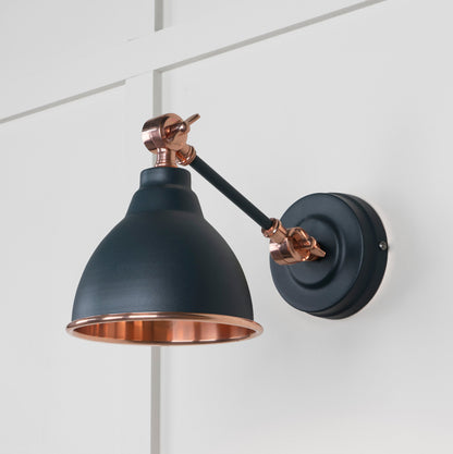 From The Anvil Smooth Copper Brindley Wall Light - Hot Tub Shop