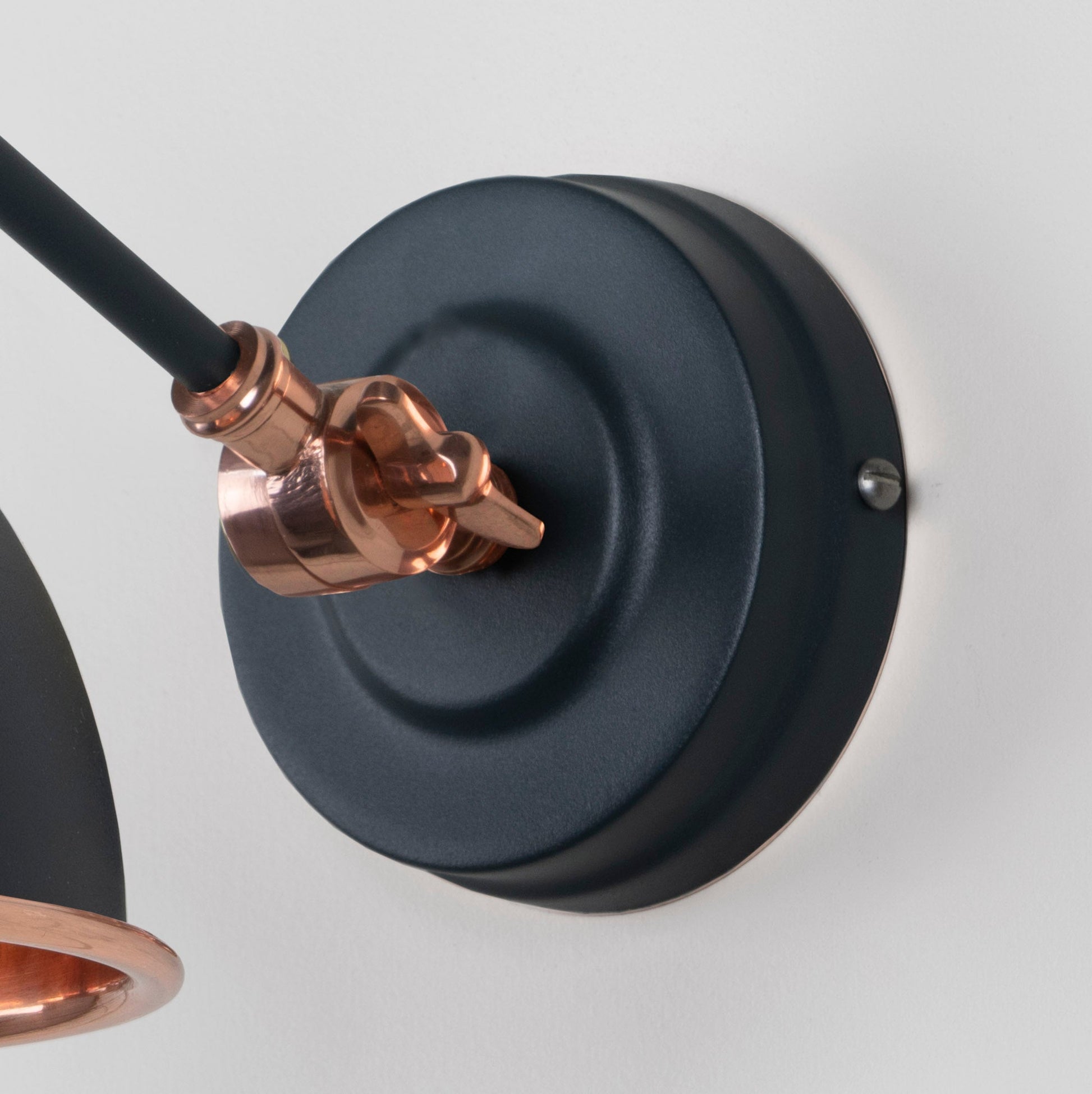 From The Anvil Smooth Copper Brindley Wall Light - Hot Tub Shop