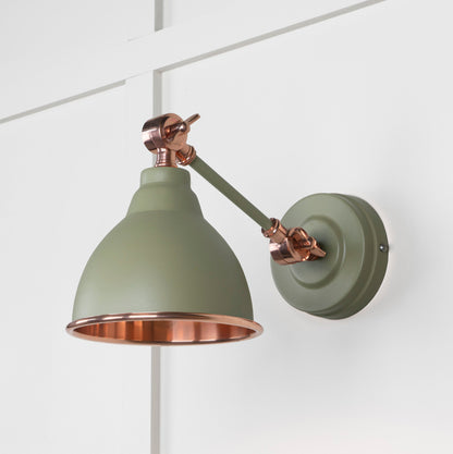 From The Anvil Smooth Copper Brindley Wall Light - Hot Tub Shop