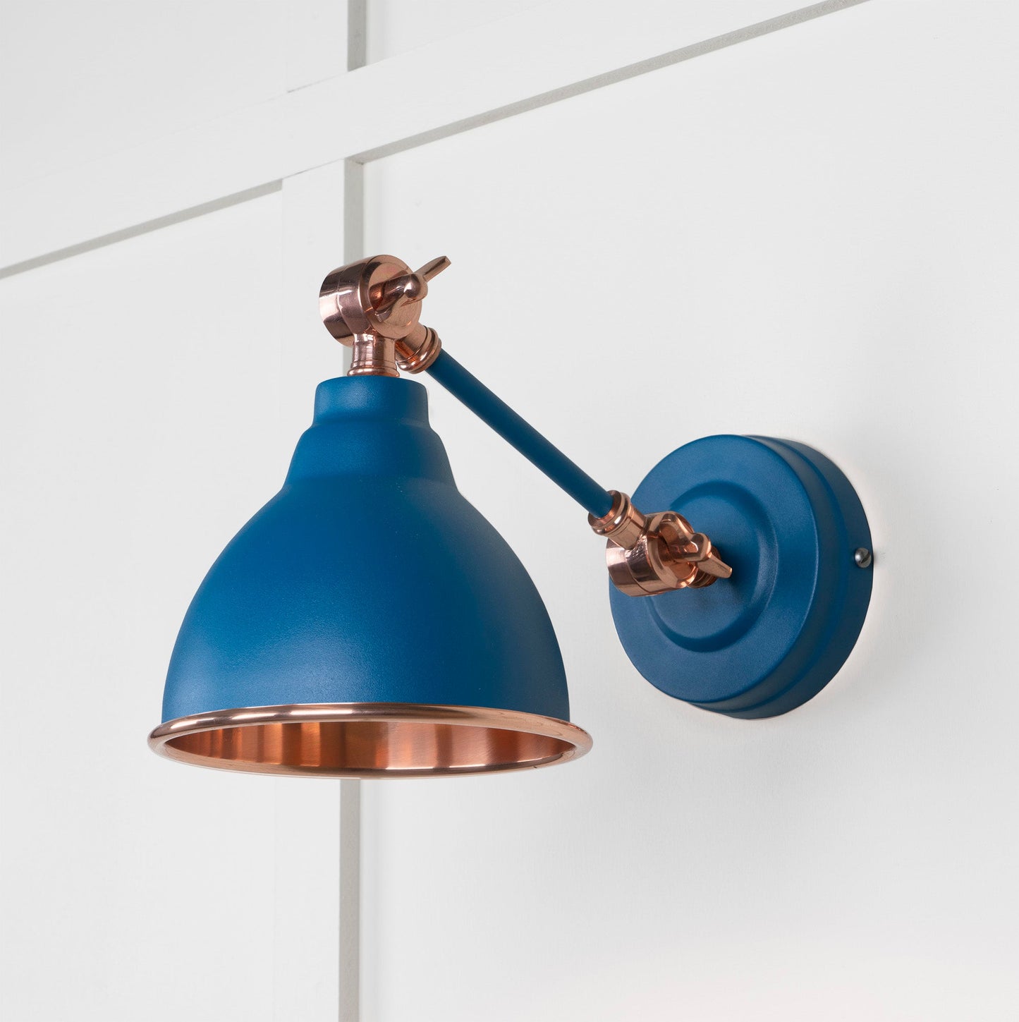 From The Anvil Smooth Copper Brindley Wall Light - Hot Tub Shop