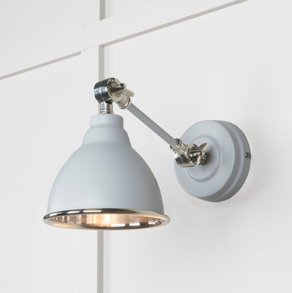 From The Anvil Smooth Nickel Brindley Wall Light