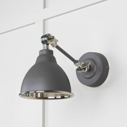From The Anvil Smooth Nickel Brindley Wall Light