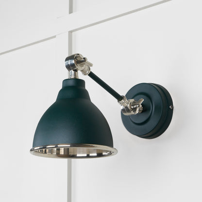 From The Anvil Smooth Nickel Brindley Wall Light