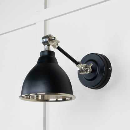 From The Anvil Smooth Nickel Brindley Wall Light