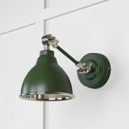 From The Anvil Smooth Nickel Brindley Wall Light