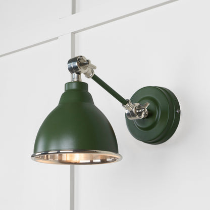 From The Anvil Smooth Nickel Brindley Wall Light