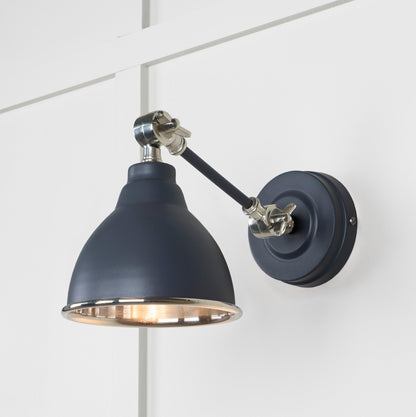 From The Anvil Smooth Nickel Brindley Wall Light