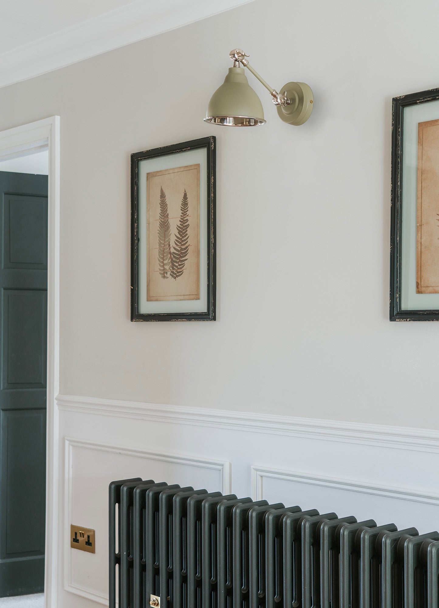 From The Anvil Smooth Nickel Brindley Wall Light