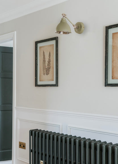 From The Anvil Smooth Nickel Brindley Wall Light