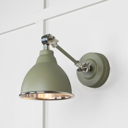 From The Anvil Smooth Nickel Brindley Wall Light