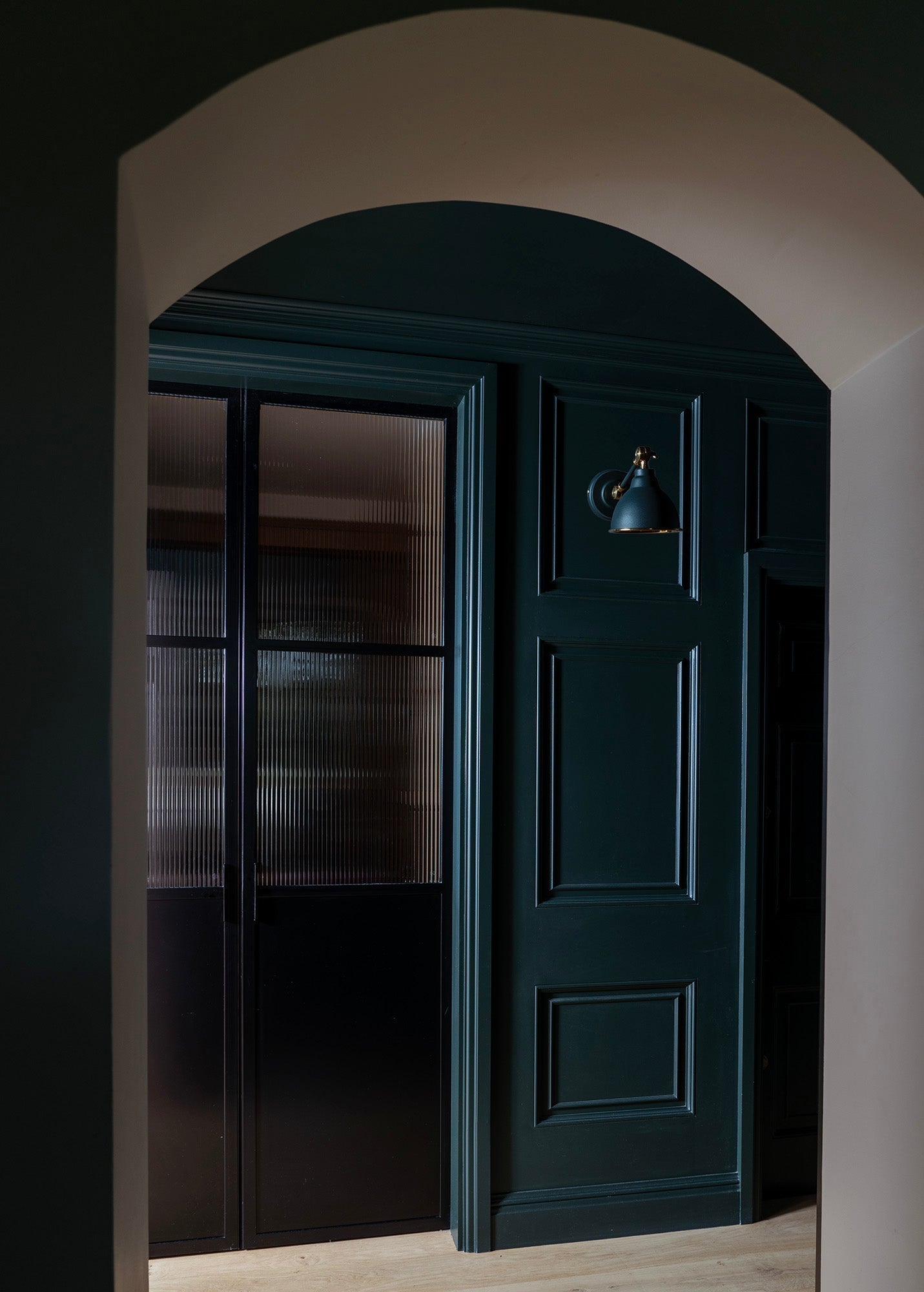 From The Anvil Smooth Brass Brindley Wall Light - Hot Tub Shop