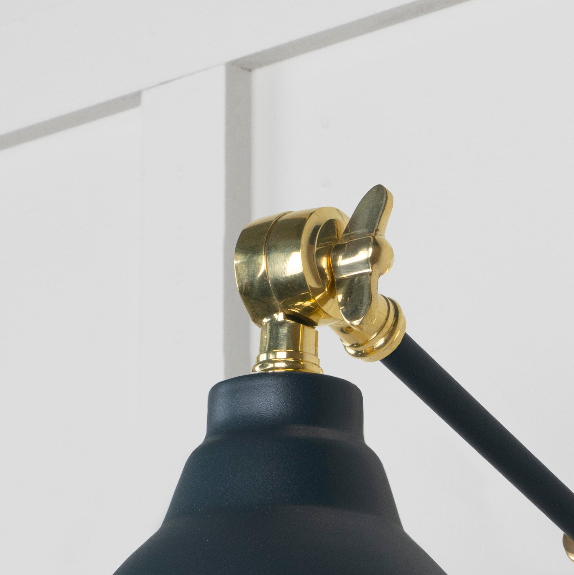 From The Anvil Smooth Brass Brindley Wall Light - Hot Tub Shop