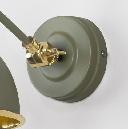 From The Anvil Smooth Brass Brindley Wall Light - Hot Tub Shop