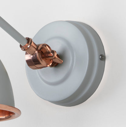 From The Anvil Hammered Copper Brindley Wall Light - Hot Tub Shop