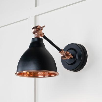 From The Anvil Hammered Copper Brindley Wall Light - Hot Tub Shop