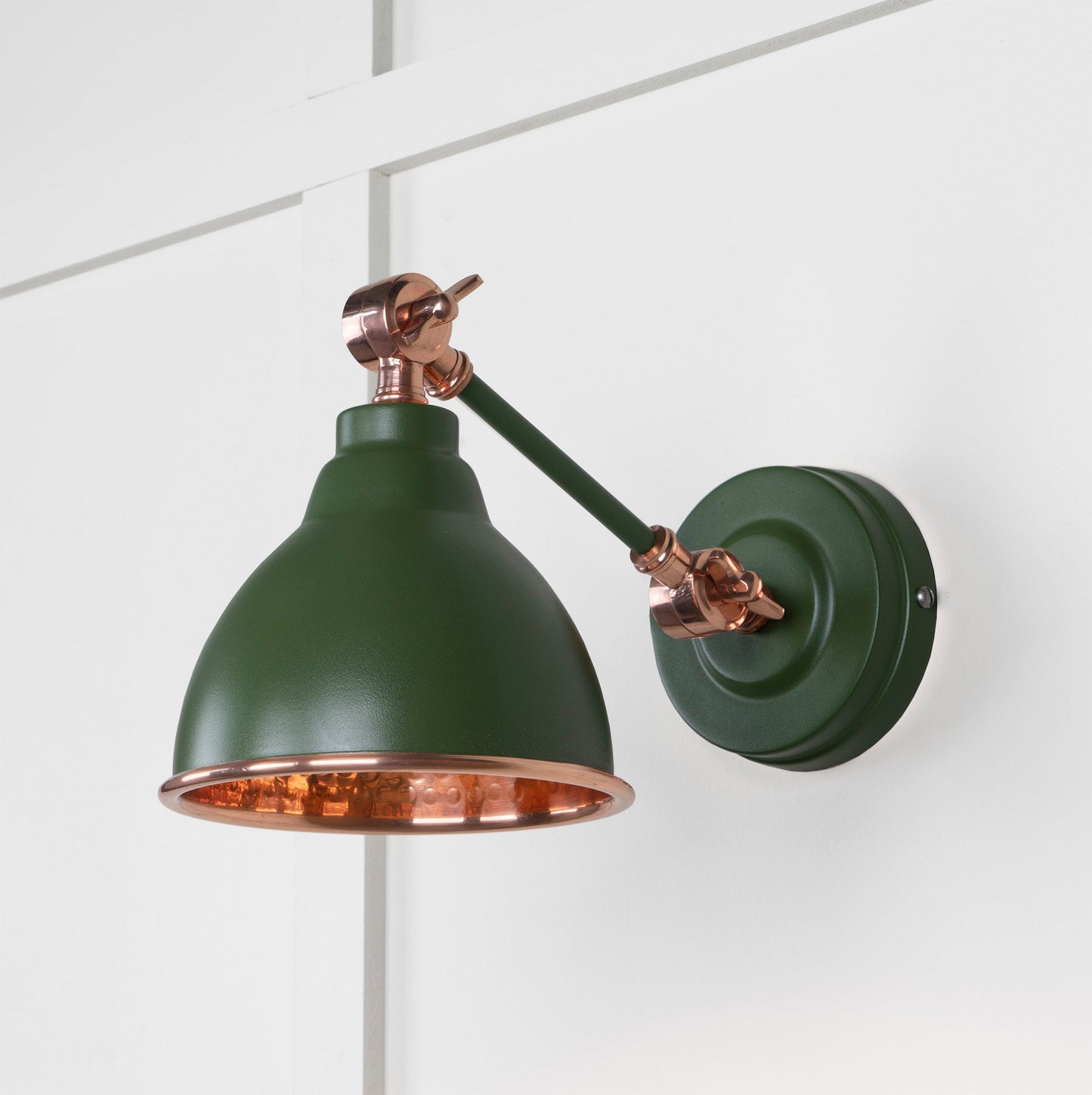 From The Anvil Hammered Copper Brindley Wall Light - Hot Tub Shop