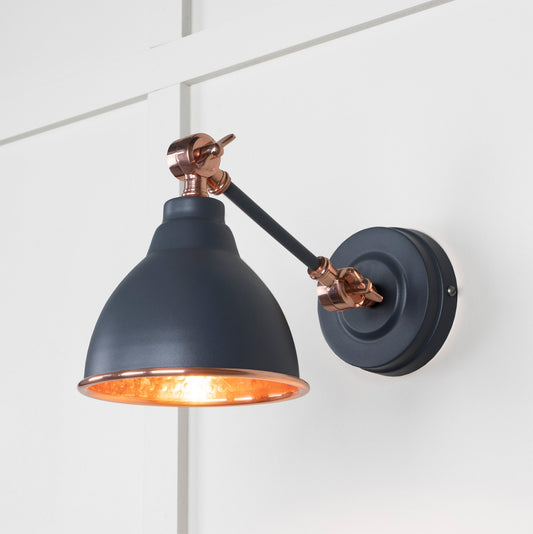From The Anvil Hammered Copper Brindley Wall Light - Hot Tub Shop