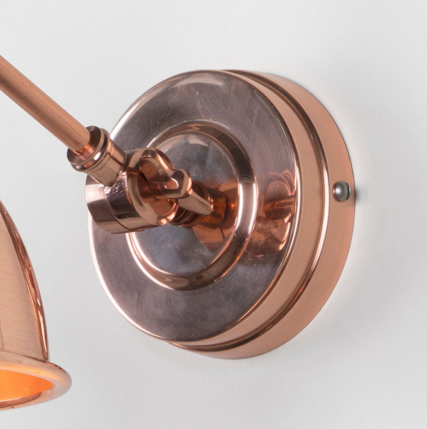 From The Anvil Hammered Copper Brindley Wall Light - Hot Tub Shop