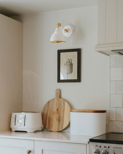 From The Anvil Hammered Brass Brindley Wall Light - Hot Tub Shop