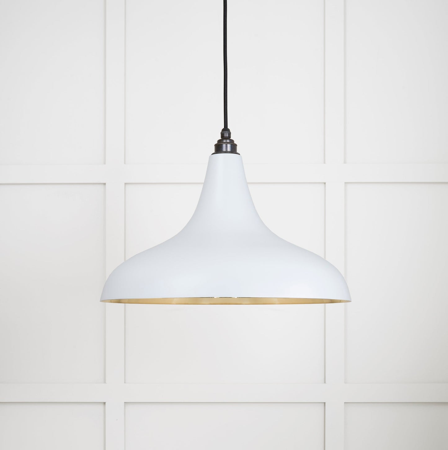 From The Anvil Smooth Brass Frankley Pendant - Hot Tub Shop