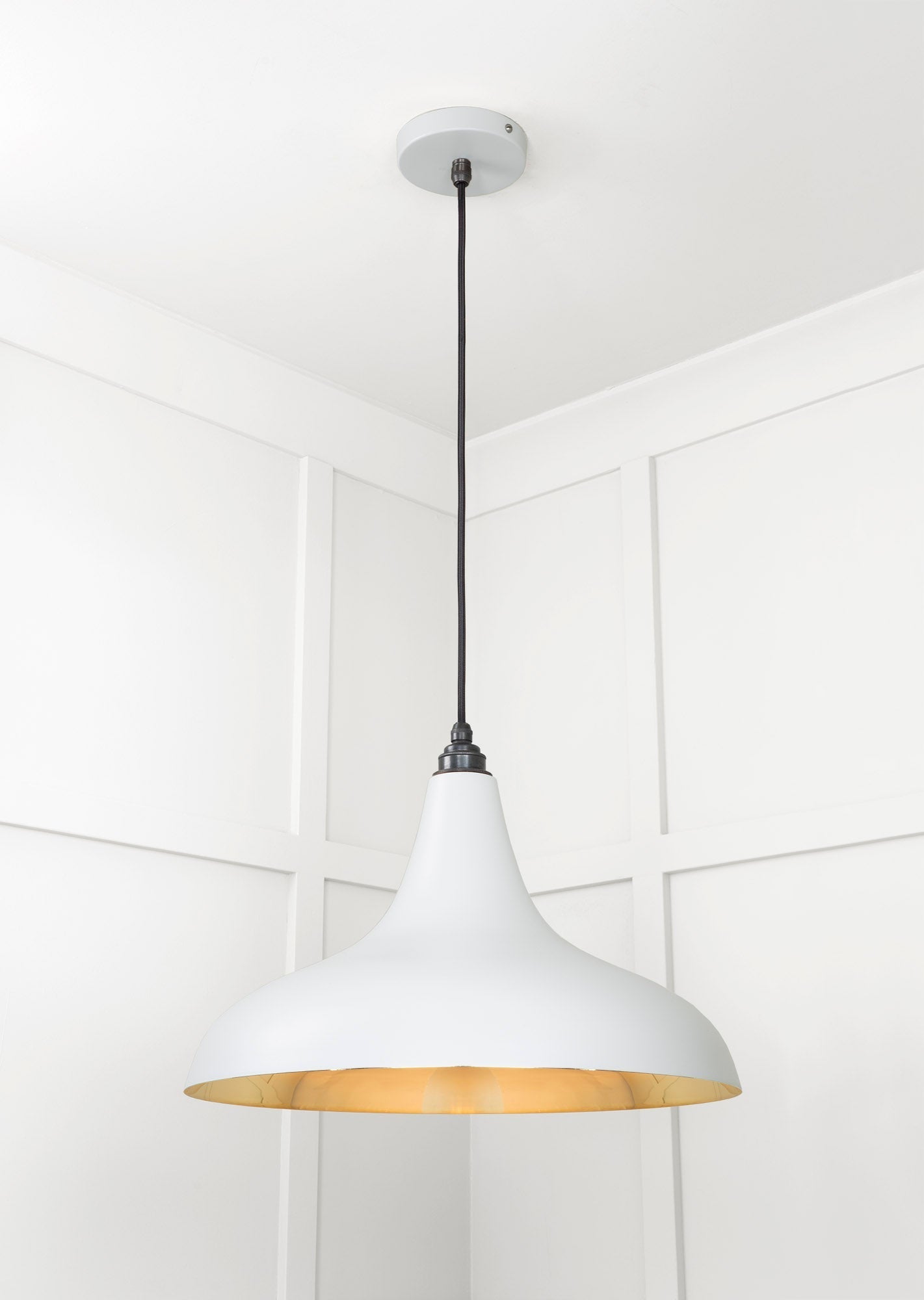 From The Anvil Smooth Brass Frankley Pendant - Hot Tub Shop