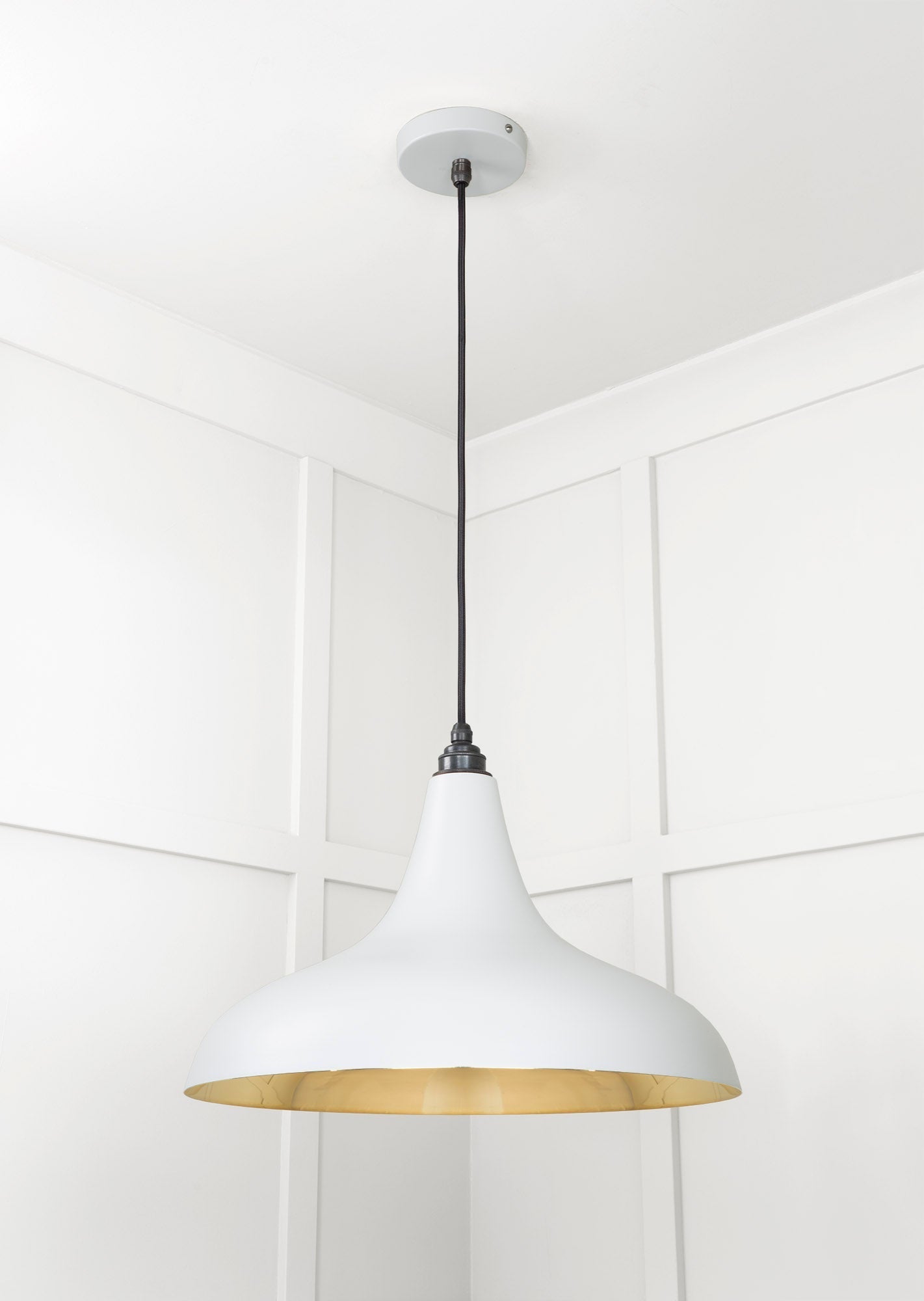 From The Anvil Smooth Brass Frankley Pendant - Hot Tub Shop