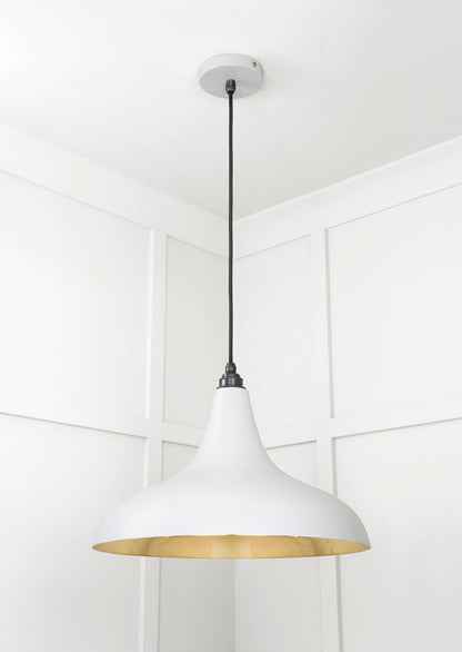 From The Anvil Smooth Brass Frankley Pendant - Hot Tub Shop