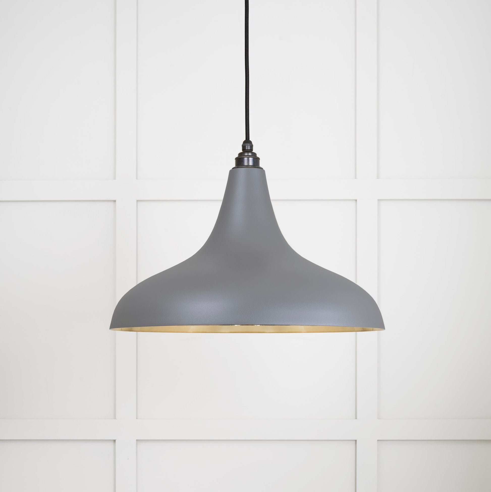 From The Anvil Smooth Brass Frankley Pendant - Hot Tub Shop