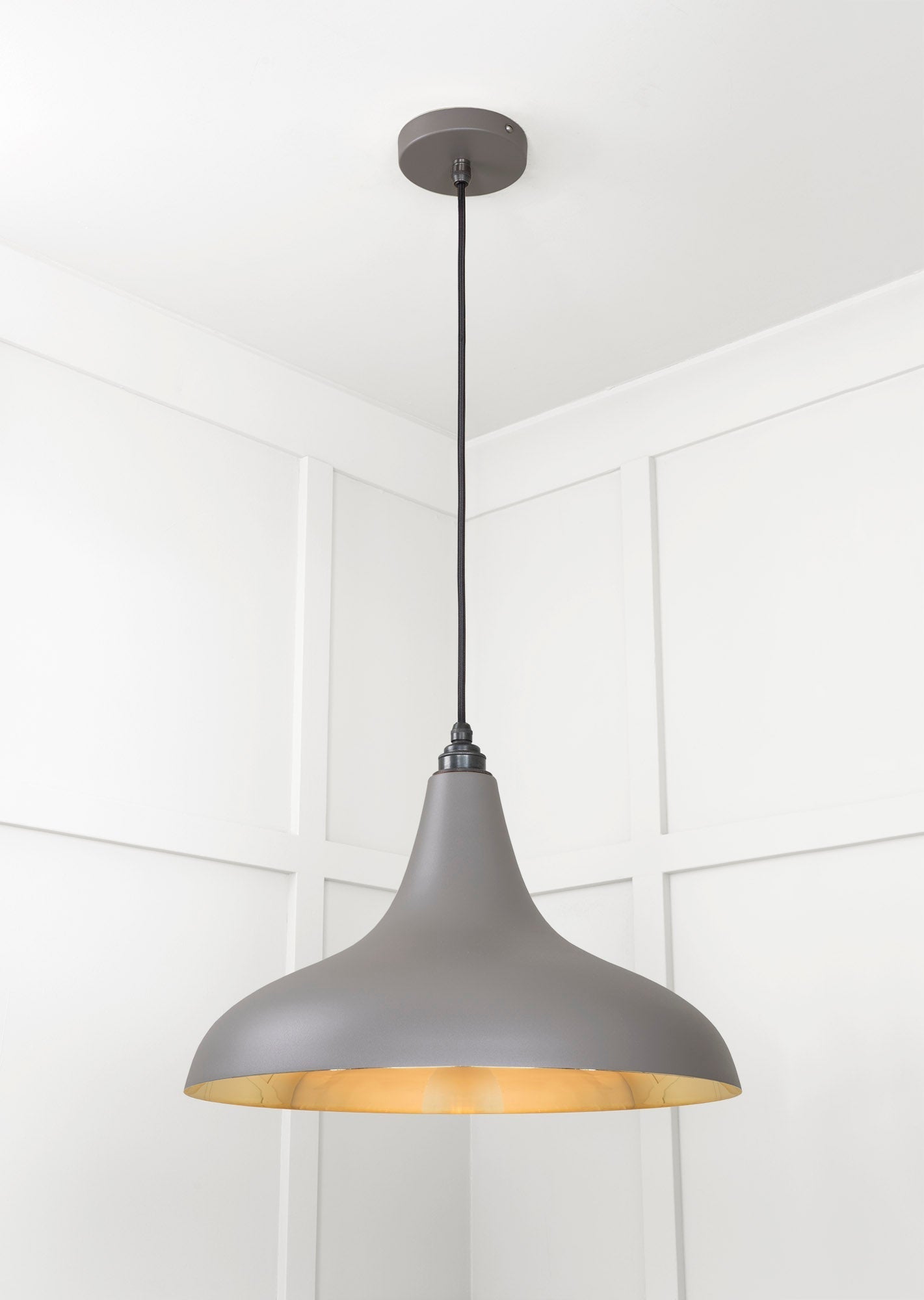 From The Anvil Smooth Brass Frankley Pendant - Hot Tub Shop