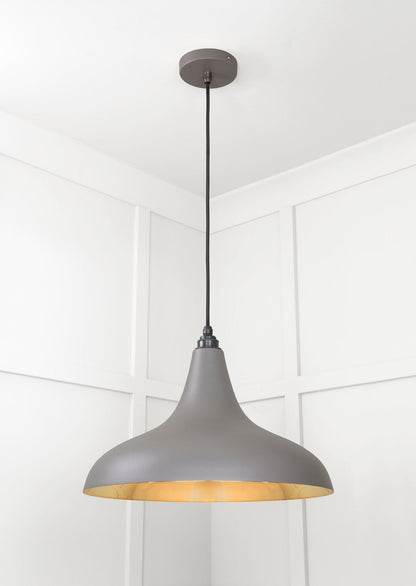 From The Anvil Smooth Brass Frankley Pendant - Hot Tub Shop