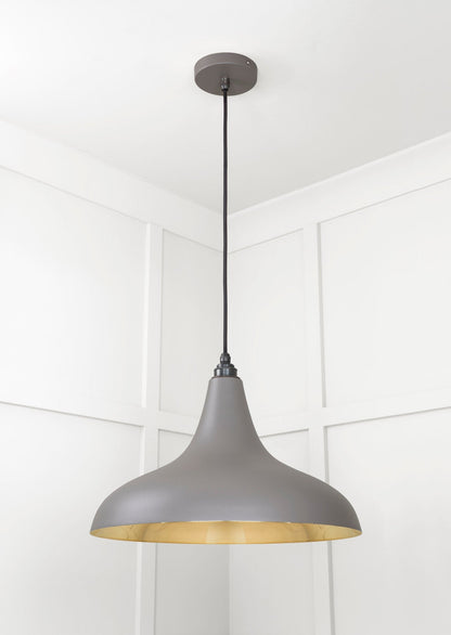 From The Anvil Smooth Brass Frankley Pendant - Hot Tub Shop