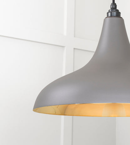 From The Anvil Smooth Brass Frankley Pendant - Hot Tub Shop