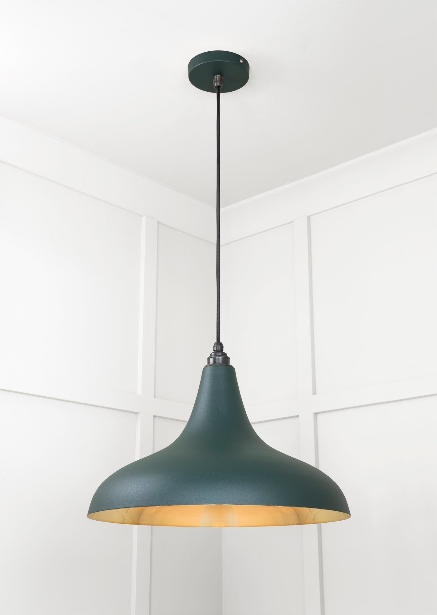 From The Anvil Smooth Brass Frankley Pendant - Hot Tub Shop
