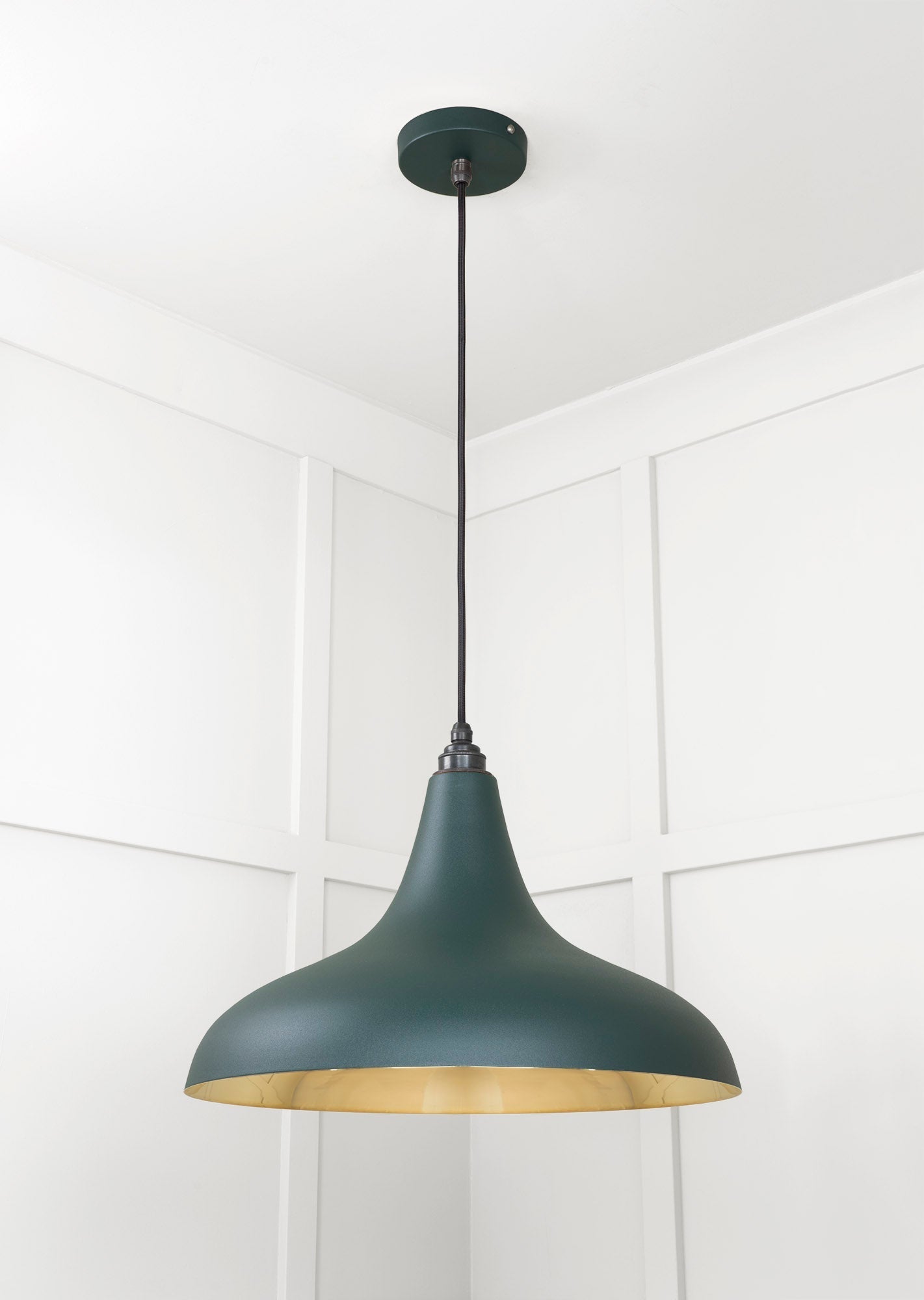 From The Anvil Smooth Brass Frankley Pendant - Hot Tub Shop