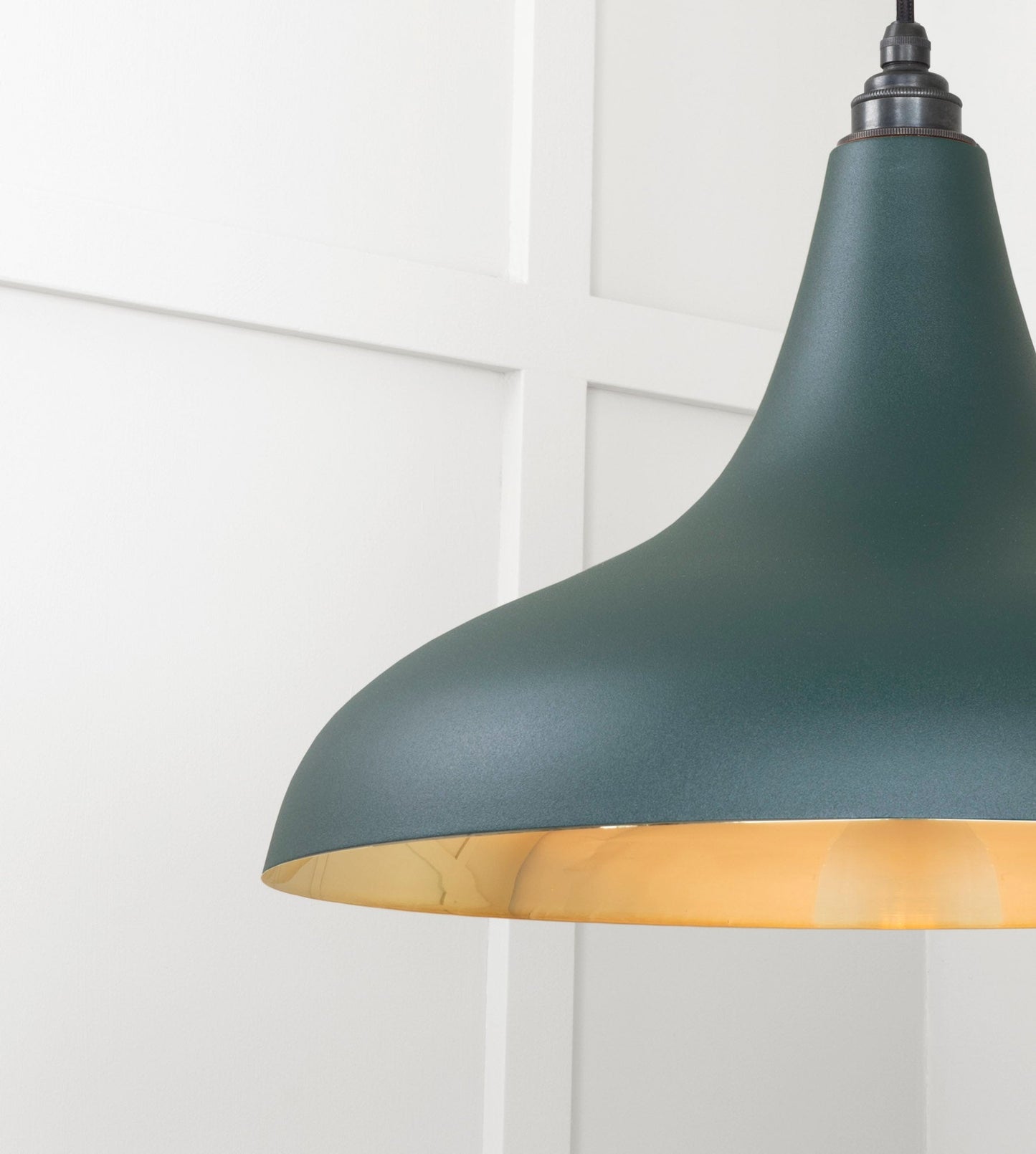 From The Anvil Smooth Brass Frankley Pendant - Hot Tub Shop