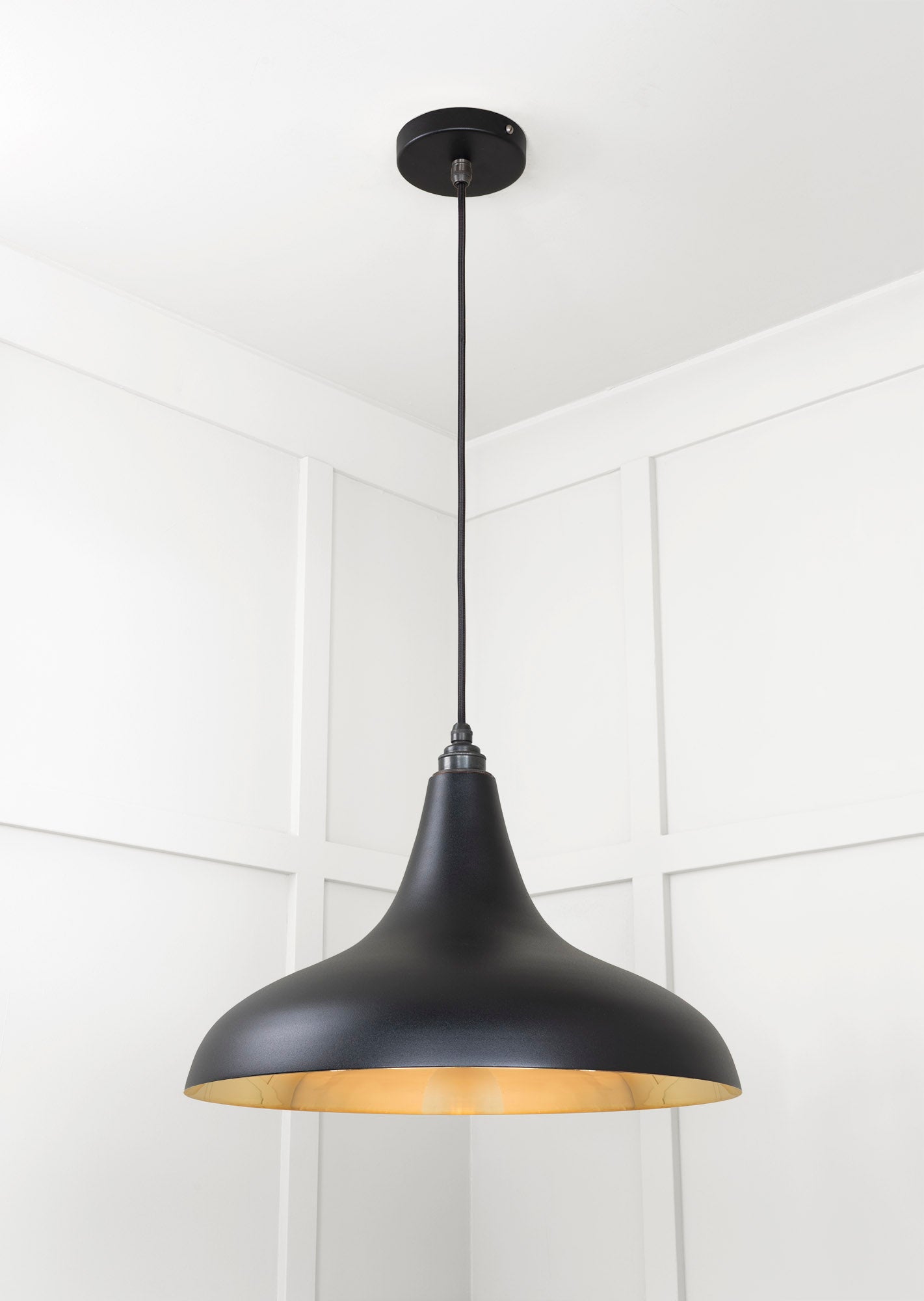 From The Anvil Smooth Brass Frankley Pendant - Hot Tub Shop
