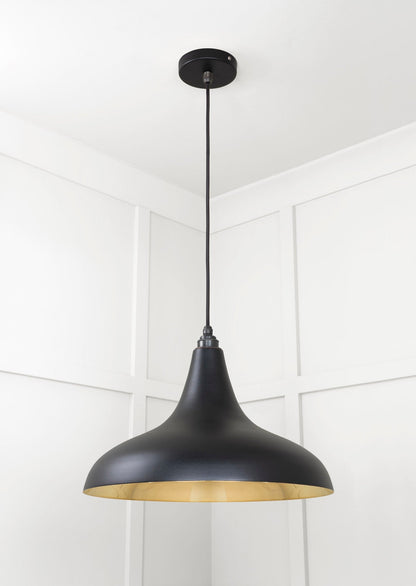 From The Anvil Smooth Brass Frankley Pendant - Hot Tub Shop