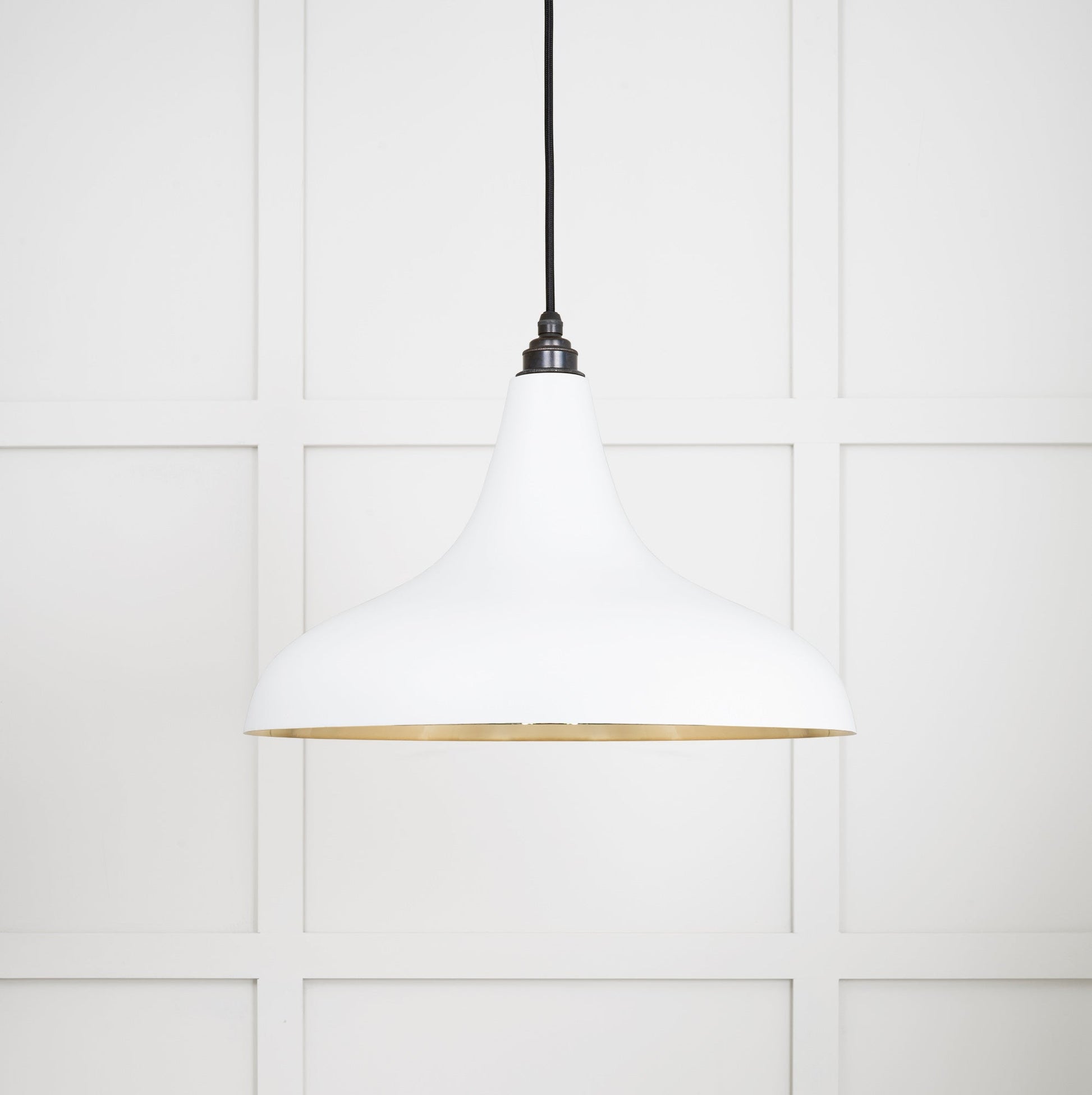 From The Anvil Smooth Brass Frankley Pendant - Hot Tub Shop