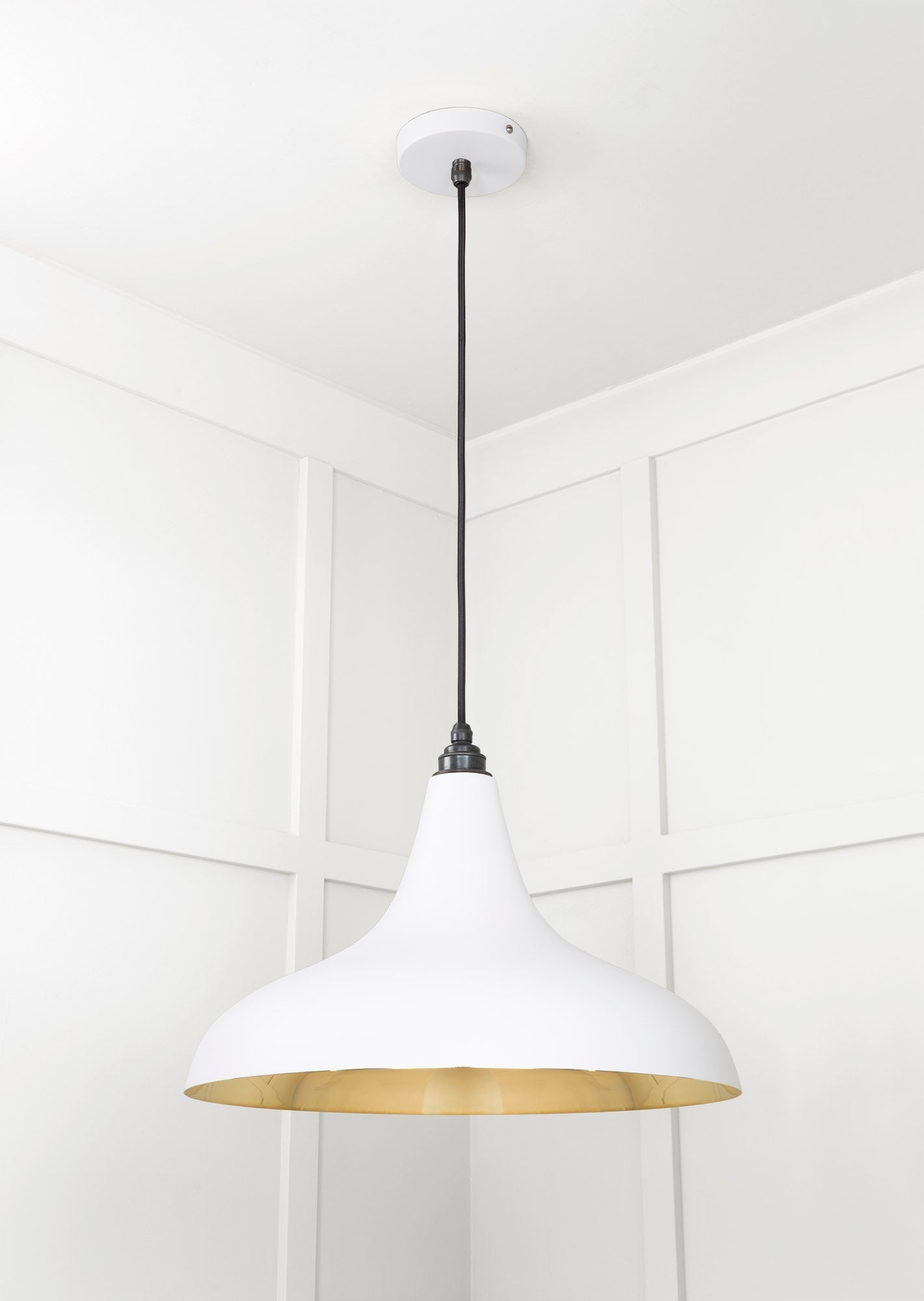From The Anvil Smooth Brass Frankley Pendant - Hot Tub Shop
