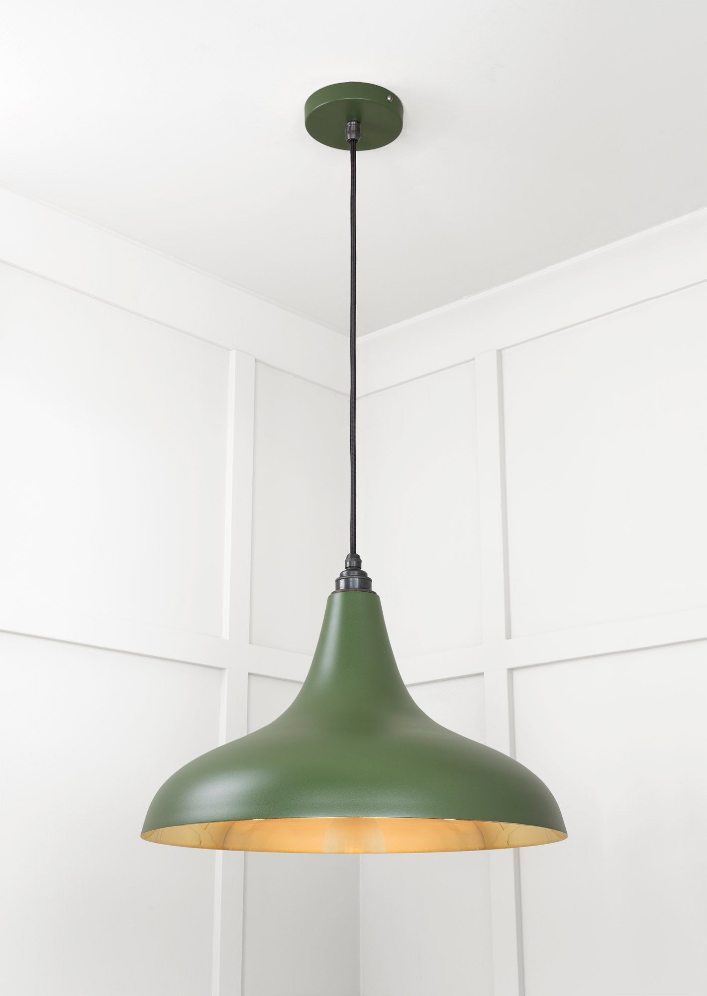From The Anvil Smooth Brass Frankley Pendant - Hot Tub Shop