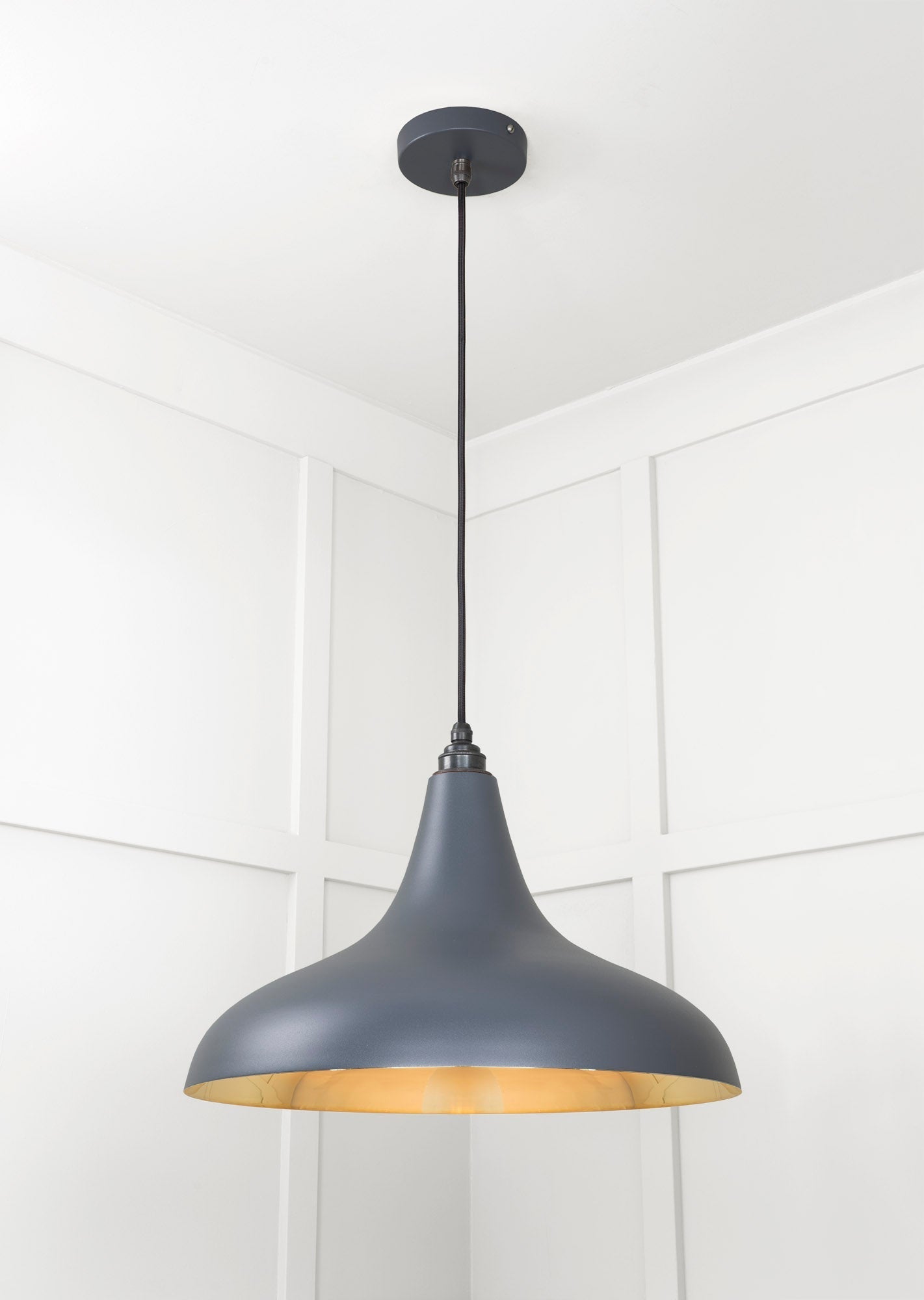 From The Anvil Smooth Brass Frankley Pendant - Hot Tub Shop