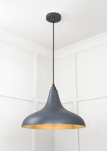 From The Anvil Smooth Brass Frankley Pendant - Hot Tub Shop