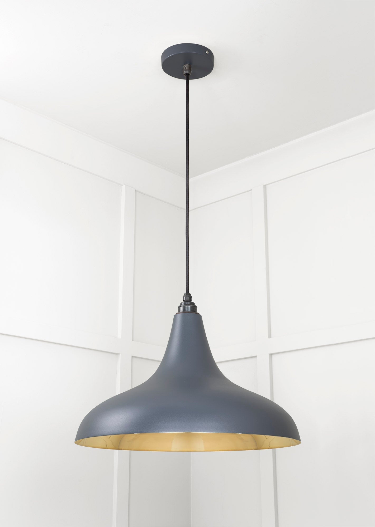 From The Anvil Smooth Brass Frankley Pendant - Hot Tub Shop